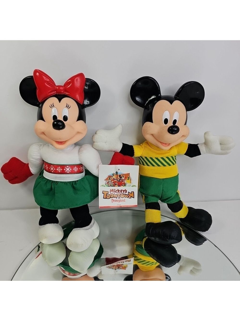 Minnie And Mickey Mouse Disney Plush Dolls 10 Each Pair